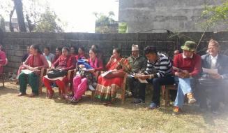 कार्यक्रम मा प्रशिक्षार्थी हरु